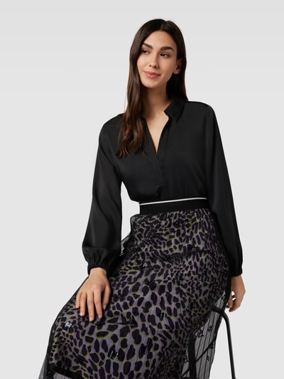 Marc Cain Blouse met platte kraag Zwart - 3