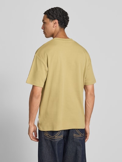 Marc O'Polo DENIM Relaxed Fit T-Shirt aus reiner Baumwolle Senf 5
