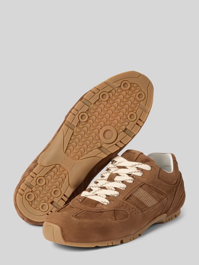 ALOHAS Sneaker mit Schnürung und Label-Detail Mittelbraun 4