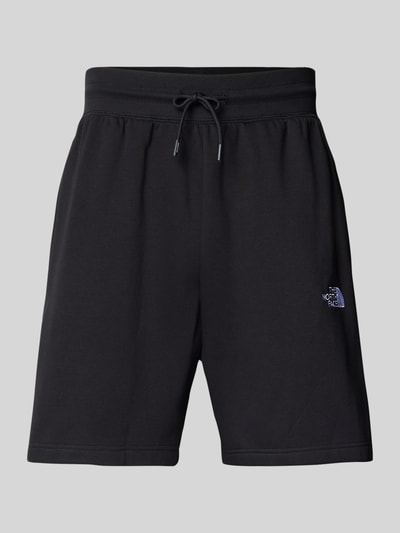 The North Face Relaxed fit sweatshorts met labelstitching Zwart - 2