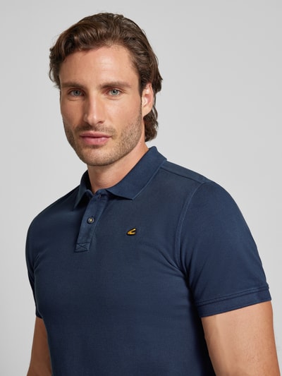 camel active Poloshirt mit Label-Stitching Marine 3