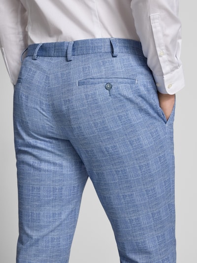 DIGEL Spodnie do garnituru o kroju modern fit z wpuszczanymi kieszeniami model ‘Sergio’ Niebieski 3