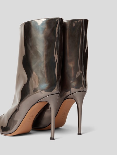 Alexandre Vauthier Stiefeletten mit Pfennigabsatz   Mittelgrau 3