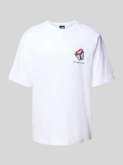 The North Face T-shirt z nadrukiem z logo Biały 2