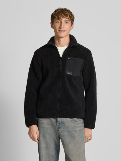 Only & Sons Regular Fit Webpelzjacke mit Mesh Innenstoff Modell 'DALLAS' Black 4