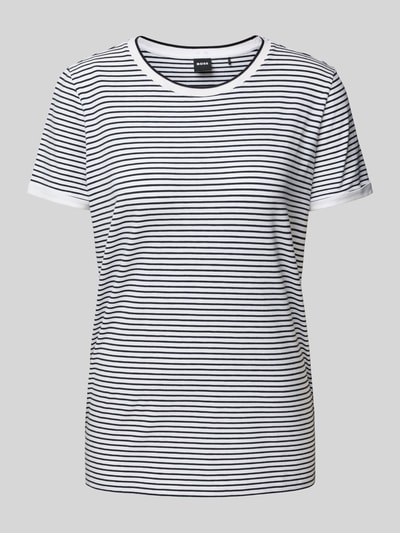 BOSS T-Shirt mit Rundhalsausschnitt Modell 'EMASA' Marine 2