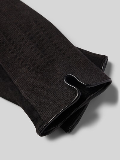 EEM Handschuhe mit kurzem Seitenschlitz Black 2