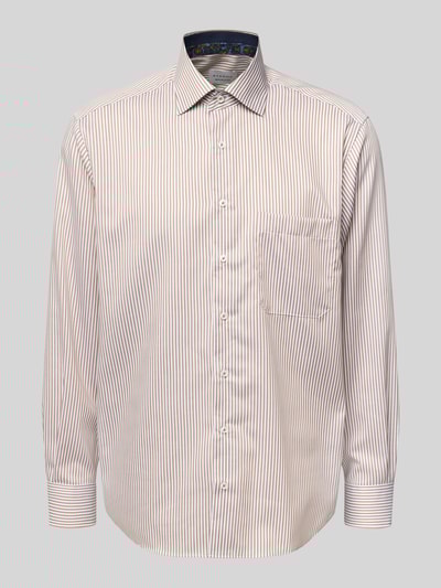 ETERNA Comfort Fit Businesshemd mit Knopfleiste Sand 2