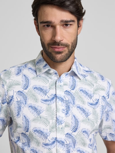 Jake*s Casual Fit Business-Hemd mit Kentkragen Weiss 3