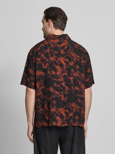 HUGO Relaxed Fit Freizeithemd aus reiner Viskose Modell 'ESPINO' Black 5