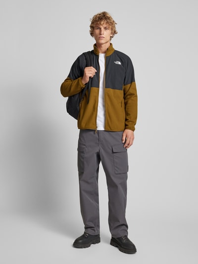 The North Face Sweatjack met labelstitching, model 'GLACIER' Kaki - 1