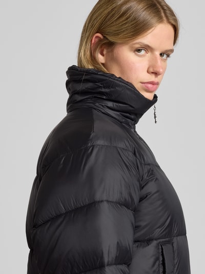 Hugo Blue Kurtka pikowana o kroju regular fit z szerokim obszyciem ze sztucznego futra model ‘FUJI-1’ Czarny 3