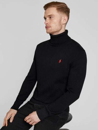 Polo Ralph Lauren Strickpullover mit Rollkragen BLACK 3