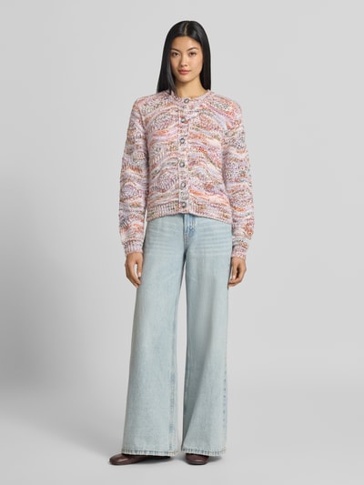 Rich & Royal Regular Fit Cardigan mit Woll-Anteil Offwhite 1