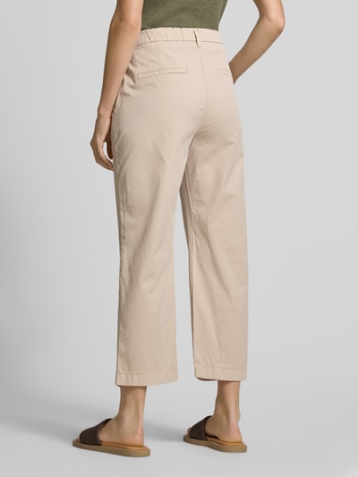 MAC Spodnie capri z lamowanymi kieszeniami z tyłu Gliniany 5