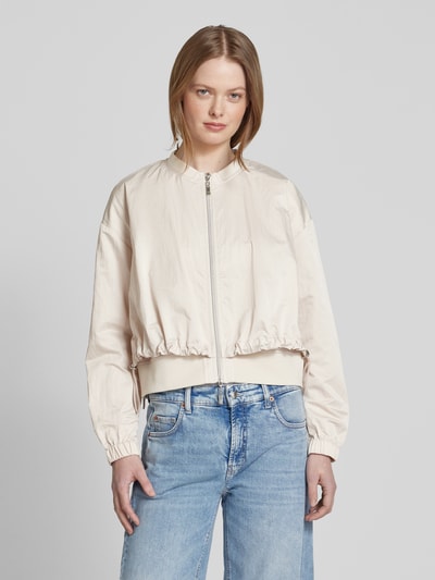 monari Jacke mit Zweiwege-Reißverschluss Beige 4