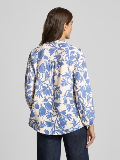 ZABAIONE Relaxed fit blouse van vicosemix, model 'Lu44z' Lichtblauw - 5