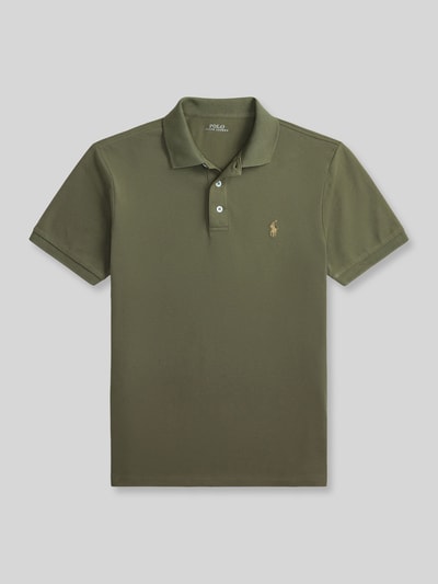 Polo Ralph Lauren Koszulka polo o kroju regular fit z mieszanki bawełny Oliwkowy 2