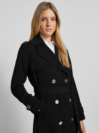 MICHAEL Michael Kors Trenchcoat mit Bindegürtel Modell 'DRAPEY' Black 3