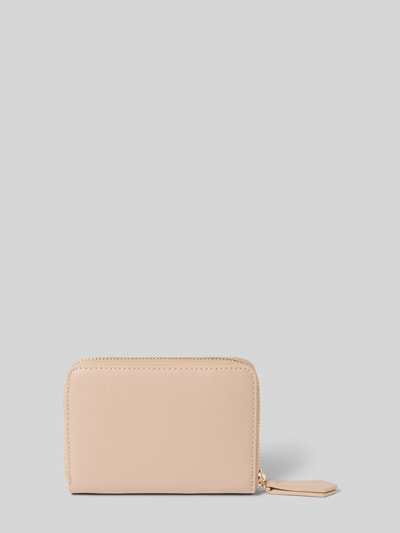 VALENTINO BAGS Portemonnaie mit Label-Applikation Modell 'ZERO' Beige 2