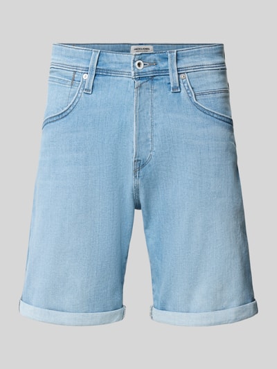 JACK & JONES Szorty jeansowe z brzegiem model 'RICK' Jasnoniebieski 2
