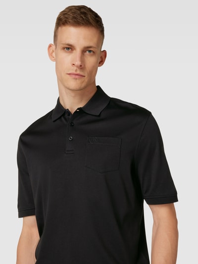 bugatti Poloshirt mit Polokragen Black 3