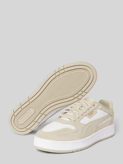 Puma Sneaker aus Leder-Mix Modell 'COURT CLASSIC STREET' Beige 4