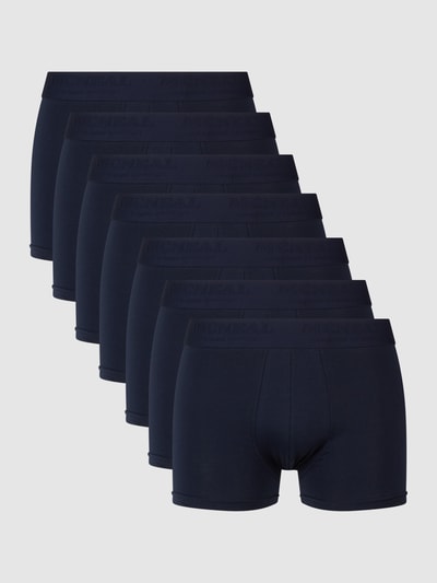 MCNEAL Boxershort met logo in band in een set van 7 stuks Marineblauw - 1