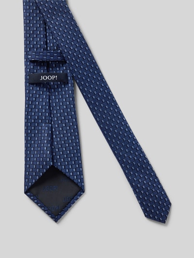 Produktfoto, Krawatte aus Seide im Allover-Look (8 cm) von JOOP! Collection in Dunkelblau, fein strukturiert, klassische Form, 8 cm Breite