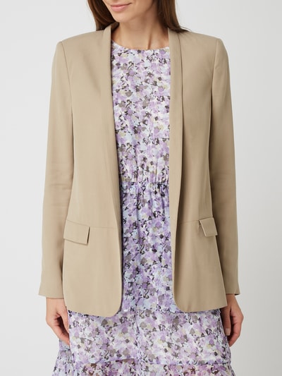 Jake*s Collection Blazer met sjaalkraag Zand - 4