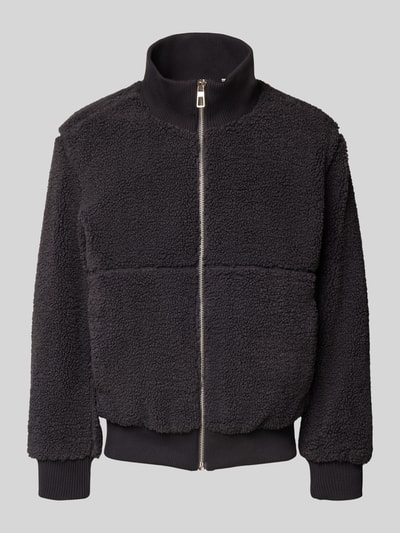 ONLY & SONS Regular Fit Bomberjacke in Kunstfell-Optik Modell 'RAY' Anthrazit 2