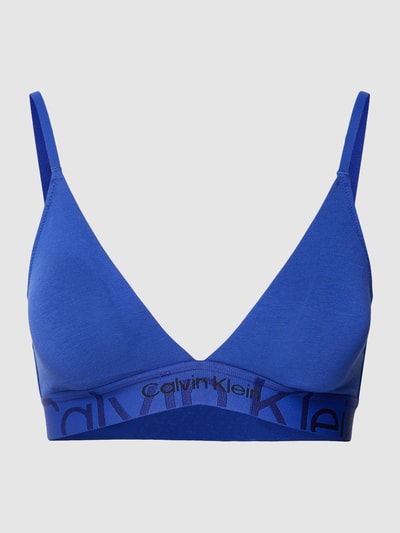 Calvin Klein Underwear Bustier mit Label-Stitching Modell 'TRIANGLE' Blau 2