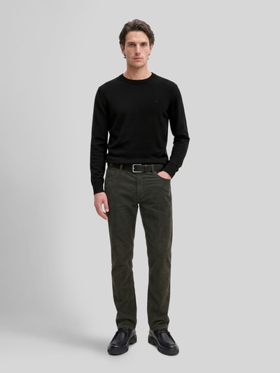 Marc O'Polo Regular Fit Pullover aus Baumwoll-Mix mir Schurwoll-Anteil Black 1