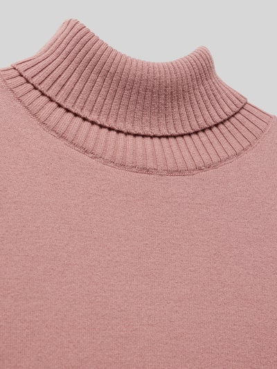 Mayoral Rollkragenpullover mit gerippten Abschlüssen Rose 2