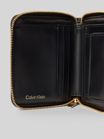 CK Calvin Klein Portemonnee met all-over print, model 'Square' Zwart - 3