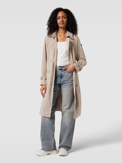 Peuterey Trenchcoat met riem, model 'SALTUM' Beige - 1