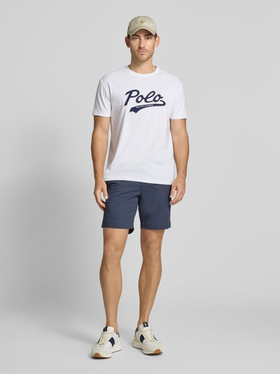 Polo Ralph Lauren T-Shirt mit Label-Badge Weiss 1