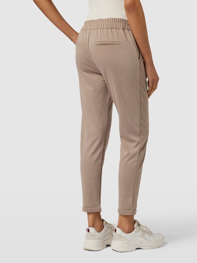 FREE/QUENT Stoffen broek met ritssluiting, model 'ANNI' Taupe gemêleerd - 5