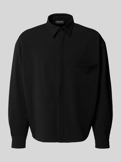 Don´t Waste Culture Regular fit overshirt met viscose, model 'Takinoma' Zwart - 2