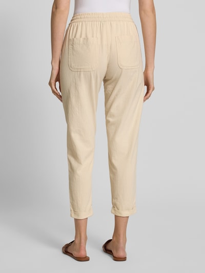 Soyaconcept Tapered fit broek met steekzakken, model 'Cissie' Zand - 5