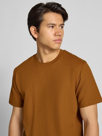 Jack & Jones T-Shirt mit Strukturmuster Hellbraun 3