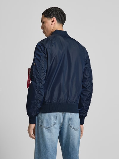 Alpha Industries Kurtka o kroju regular fit ze stójką Ciemnoniebieski 5