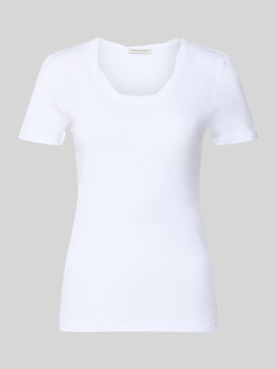 Marc O'Polo Regular Fit T-Shirt aus reiner Baumwolle Weiss 2
