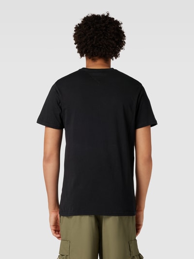 Tommy Jeans T-Shirt mit Label-Print Black 5