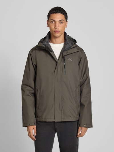 Helly Hansen Regular Fit Jacke mit Logo-Print Modell 'Juell' Oliv 4