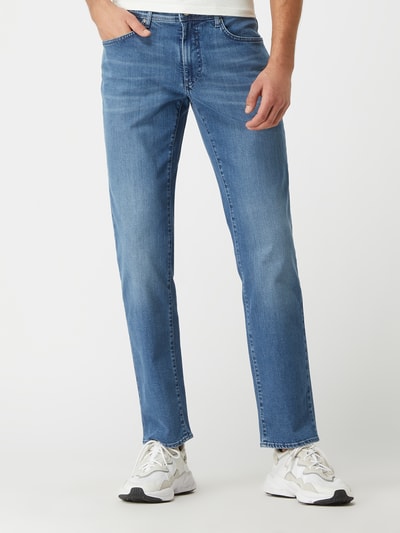 Brax Straight fit jeans met modal, model 'Cadiz' Blauw - 4