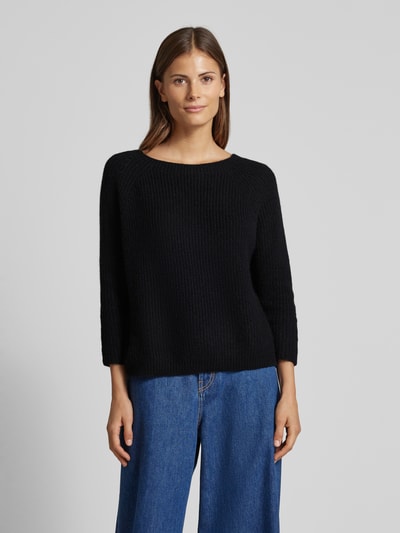 Weekend Max Mara Strickpullover mit Rundhalsausschnitt Modell 'XENO' Black 4