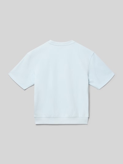 Garcia Regular Fit T-Shirt mit Logo-Print Helltuerkis 3