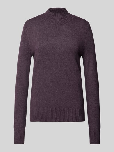 Christian Berg Woman Gebreide pullover met ribboorden, model 'Aliv' Paars gemêleerd - 2