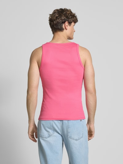 REVIEW Tanktop mit Label-Stitching Pink 5